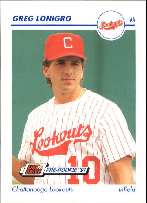1991 Line Drive AA #161 Greg Lonigro