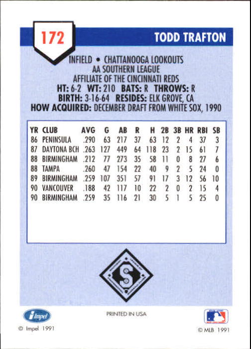 B4070- 1991 Line Drive AA Baseball Card #s 1-250 -You Pick- 15+ FREE US SHIP - Picture 299 of 441