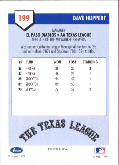 B4070- 1991 Line Drive AA Baseball Card #s 1-250 -You Pick- 15+ FREE US SHIP - Picture 349 of 441