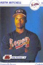 1991 Line Drive AA #212 Keith Mitchell