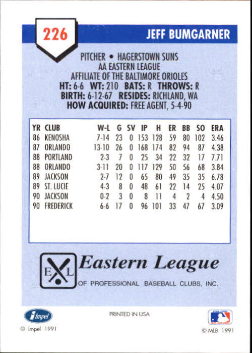 B4070- 1991 Line Drive AA Baseball Card #s 1-250 -You Pick- 15+ FREE US SHIP - Picture 393 of 441