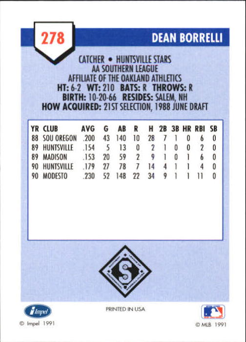 B4070- 1991 Line Drive AA Baseball Card #s 251-500 -You Pick- 15+ FREE US SHIP - Picture 47 of 469