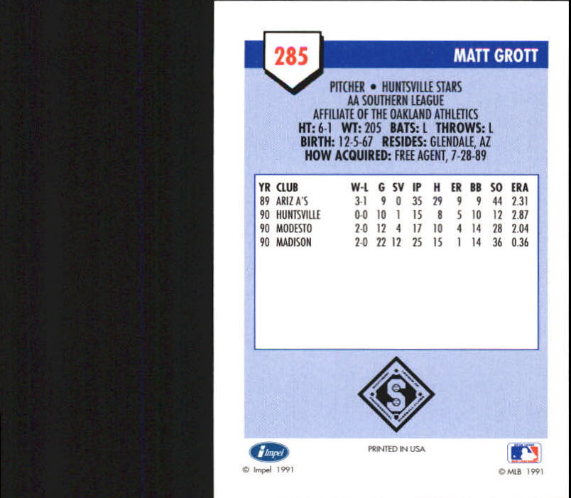 B4070- 1991 Line Drive AA Baseball Card #s 251-500 -You Pick- 15+ FREE US SHIP - Picture 55 of 469