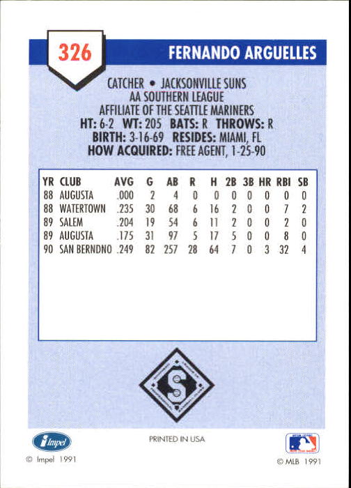 B4070- 1991 Line Drive AA Baseball Card #s 251-500 -You Pick- 15+ FREE US SHIP - Picture 133 of 469