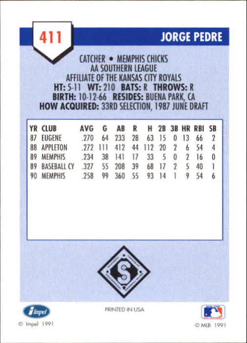 B4070- 1991 Line Drive AA Baseball Card #s 251-500 -You Pick- 15+ FREE US SHIP - Picture 295 of 469