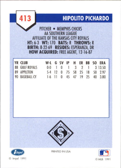 B4070- 1991 Line Drive AA Baseball Card #s 251-500 -You Pick- 15+ FREE US SHIP - Picture 299 of 469
