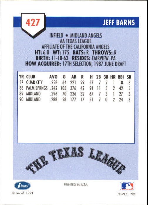 B4070- 1991 Line Drive AA Baseball Card #s 251-500 -You Pick- 15+ FREE US SHIP - Picture 327 of 469