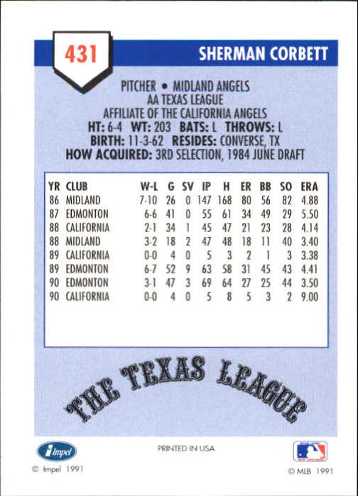 B4070- 1991 Line Drive AA Baseball Card #s 251-500 -You Pick- 15+ FREE US SHIP - Picture 335 of 469