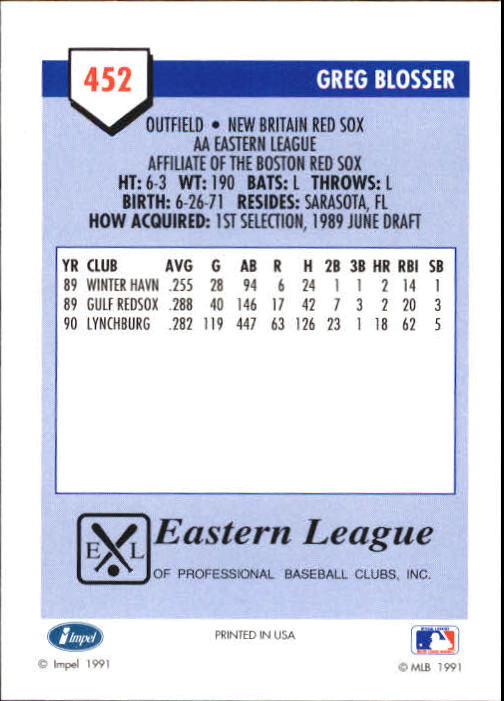 B4070- 1991 Line Drive AA Baseball Card #s 251-500 -You Pick- 15+ FREE US SHIP - Picture 377 of 469