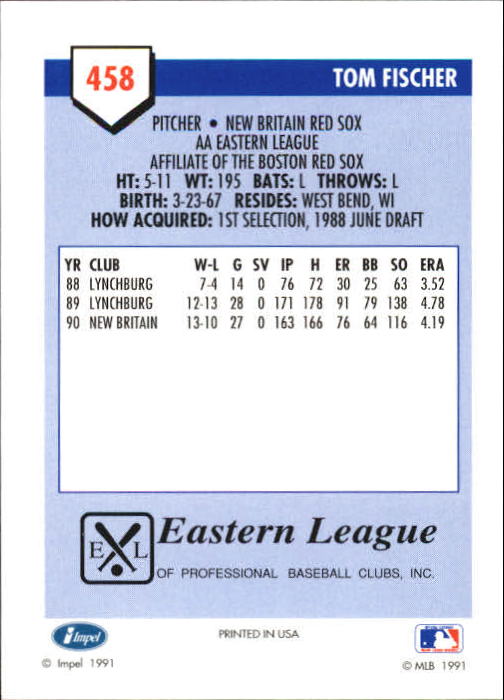 B4070- 1991 Line Drive AA Baseball Card #s 251-500 -You Pick- 15+ FREE US SHIP - Picture 389 of 469