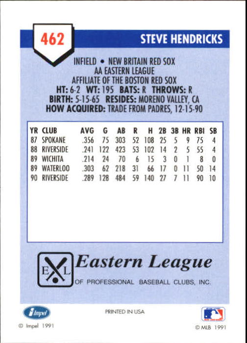 B4070- 1991 Line Drive AA Baseball Card #s 251-500 -You Pick- 15+ FREE US SHIP - Picture 397 of 469