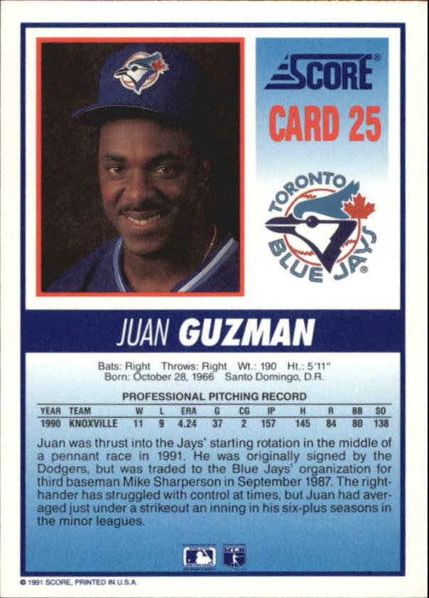 Tarjeta de béisbol B6008- 1991 Blue Jays Score #s 1-40 -Tú eliges- 15+ ENVÍO GRATUITO A EE. UU. - Imagen 41 de 67