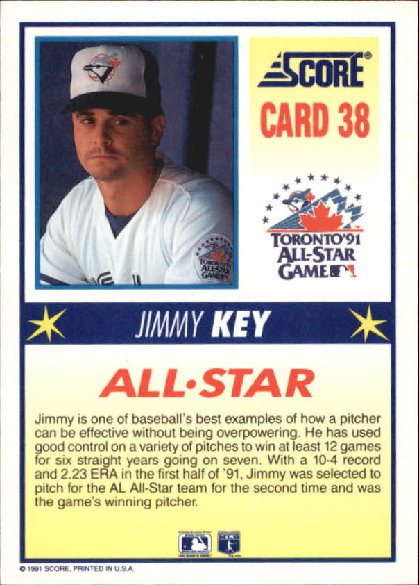 Tarjeta de béisbol B6008- 1991 Blue Jays Score #s 1-40 -Tú eliges- 15+ ENVÍO GRATUITO A EE. UU. - Imagen 63 de 67