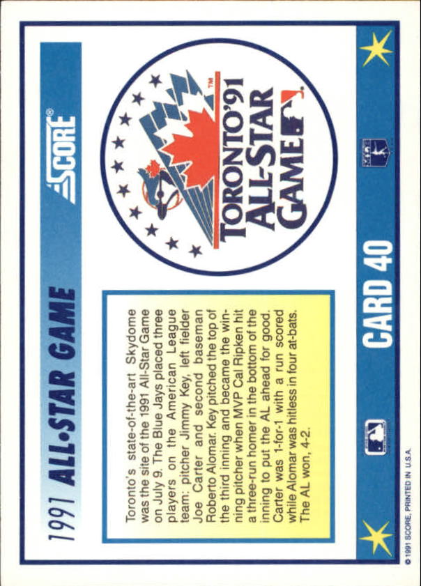 Tarjeta de béisbol B6008- 1991 Blue Jays Score #s 1-40 -Tú eliges- 15+ ENVÍO GRATUITO A EE. UU. - Imagen 67 de 67