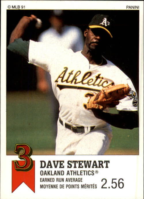 1991 Panini Canadian Top 15 #71 Dave Stewart