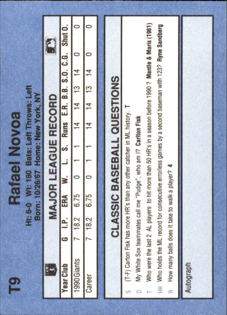 B5237- 1991 Classic I Baseball Card #s 1-100+ -You Pick- 15+ FREE US SHIP - Picture 19 of 199