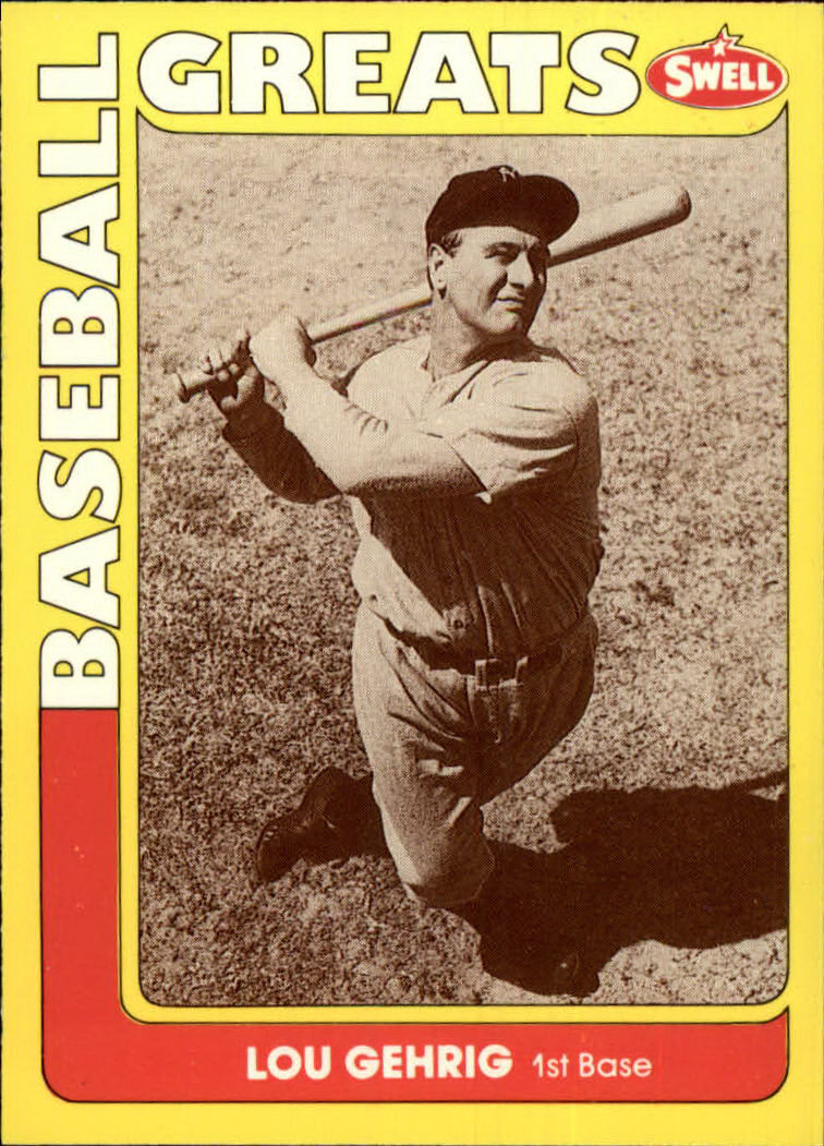 1991 Swell Baseball Greats #125 Lou Gehrig