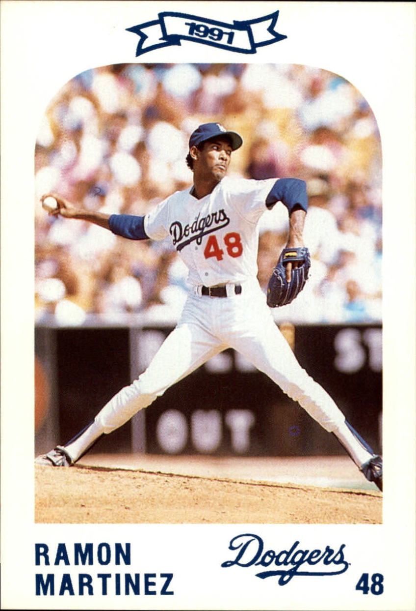 1991 Dodgers Police #48 Ramon Martinez