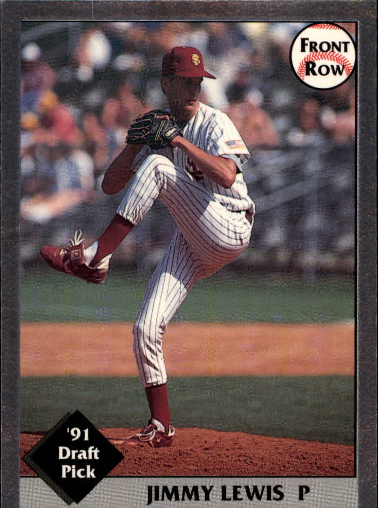 1991 Front Row Draft Picks Silver #28 Jimmy Lewis
