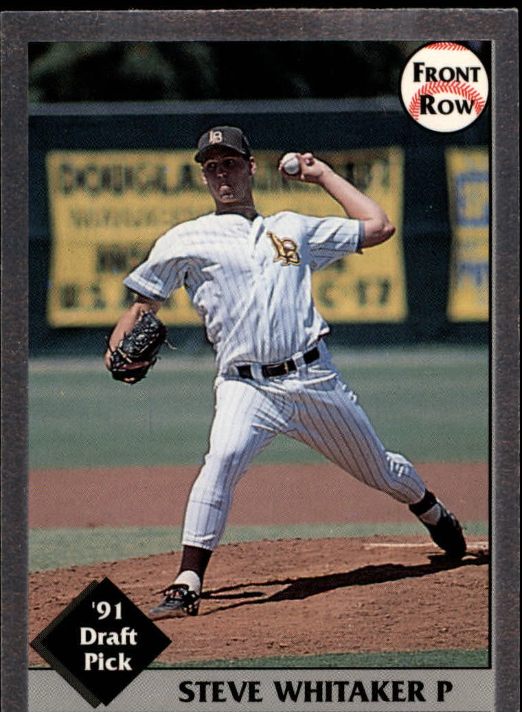 1991 Front Row Draft Picks Silver #40 Steve Whitaker