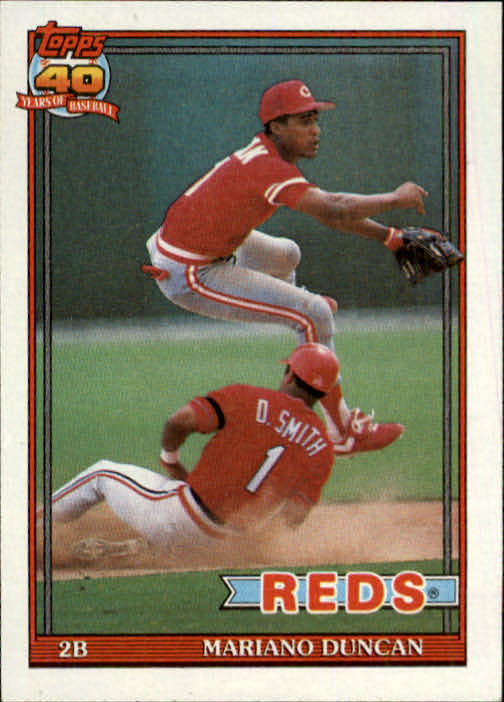 1991 Topps #13 Mariano Duncan