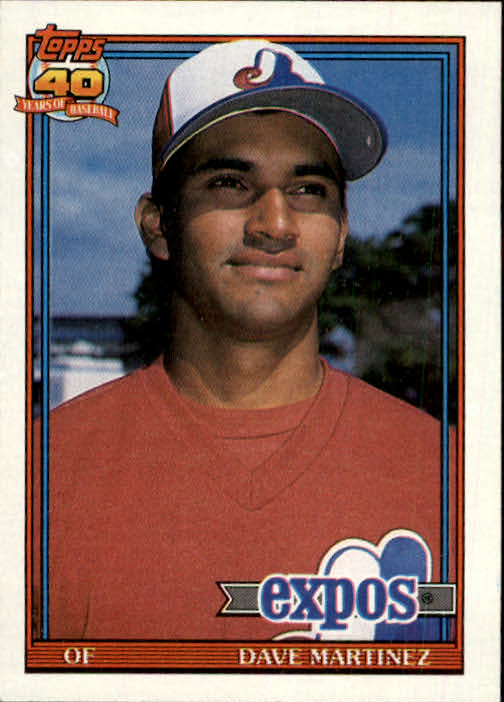 1991 Topps #24 Dave Martinez