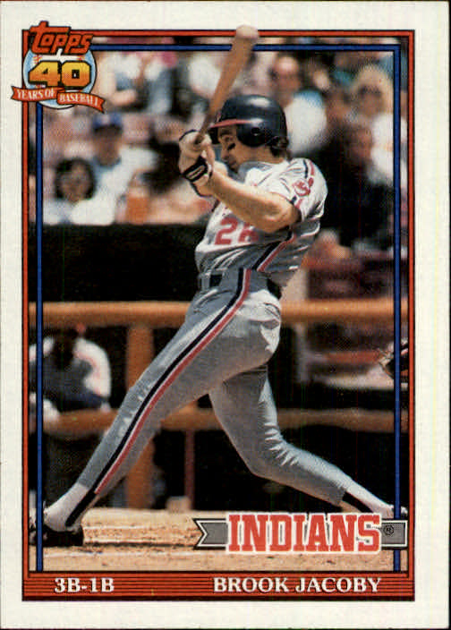 1991 Topps #47 Brook Jacoby