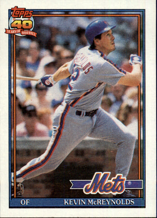 1991 Topps #105 Kevin McReynolds