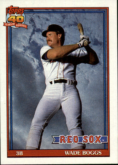 1991 Topps #450 Wade Boggs
