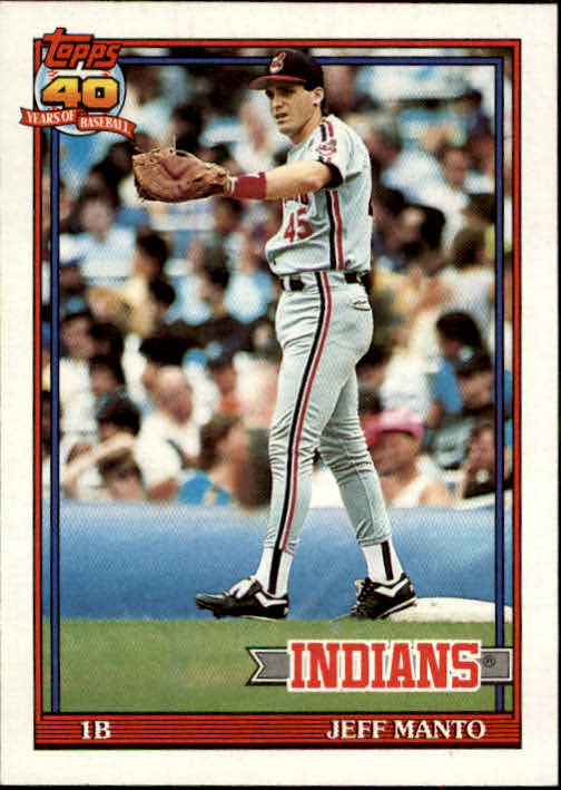 Tom Brookens - 1991 Topps #268 - Cleveland Indians Baseball Card