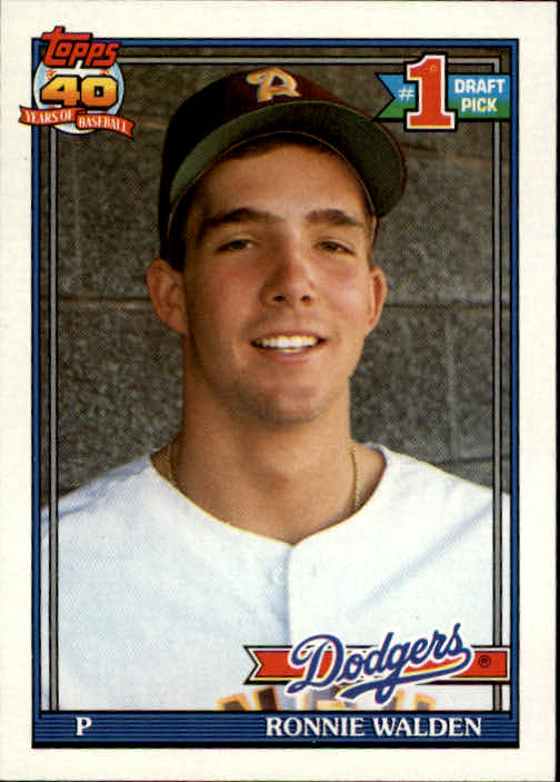 1991 Topps #596 Ronnie Walden RC