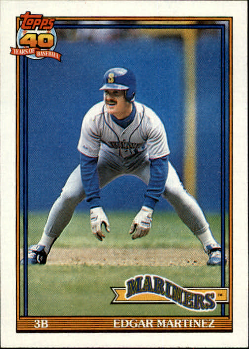 1991 Topps #607 Edgar Martinez