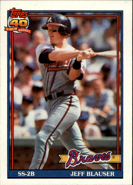 1988 Donruss #513 Jeff Blauser NM-MT RC Rookie Atlanta Braves