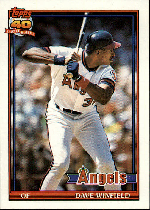 1991 Topps #630 Dave Winfield