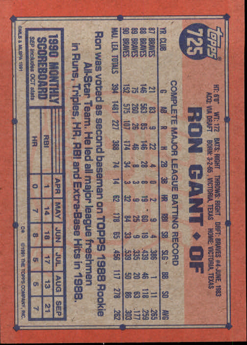 B2215- 1991 Topps Baseball Cards 723-792 +Rookies -You Pick- 15+ FREE US SHIP - Picture 7 of 139