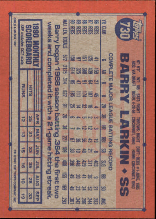 B2215- 1991 Topps Baseball Cards 723-792 +Rookies -You Pick- 15+ FREE US SHIP - Picture 15 of 139