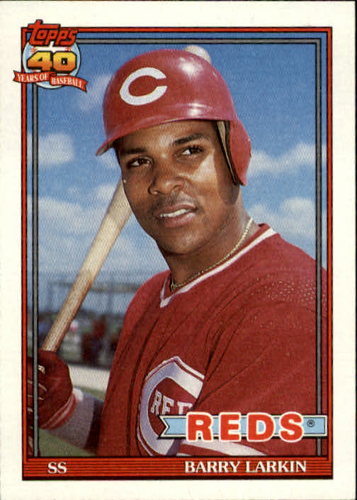 1991 Topps #730 Barry Larkin