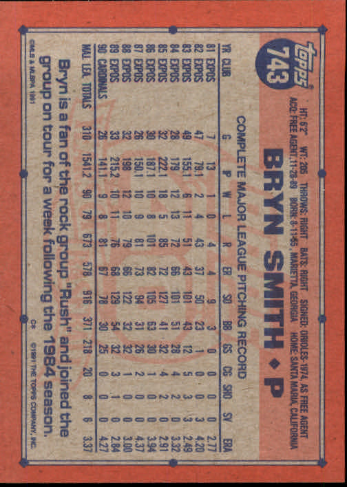 B2215- 1991 Topps Baseball Cards 723-792 +Rookies -You Pick- 15+ FREE US SHIP - Picture 41 of 139