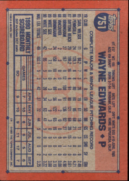 B2215- 1991 Topps Baseball Cards 723-792 +Rookies -You Pick- 15+ FREE US SHIP - Picture 57 of 139