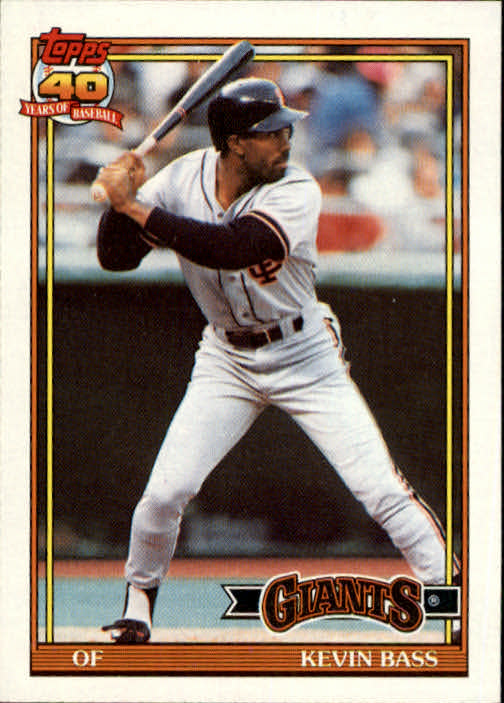 1991 Topps #752 Kevin Bass