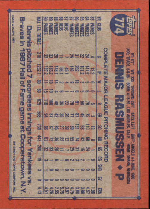B2215- 1991 Topps Baseball Cards 723-792 +Rookies -You Pick- 15+ FREE US SHIP - Picture 103 of 139