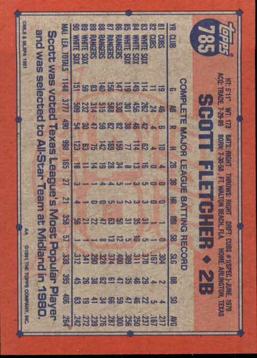 B2215- 1991 Topps Baseball Cards 723-792 +Rookies -You Pick- 15+ FREE US SHIP - Picture 127 of 139