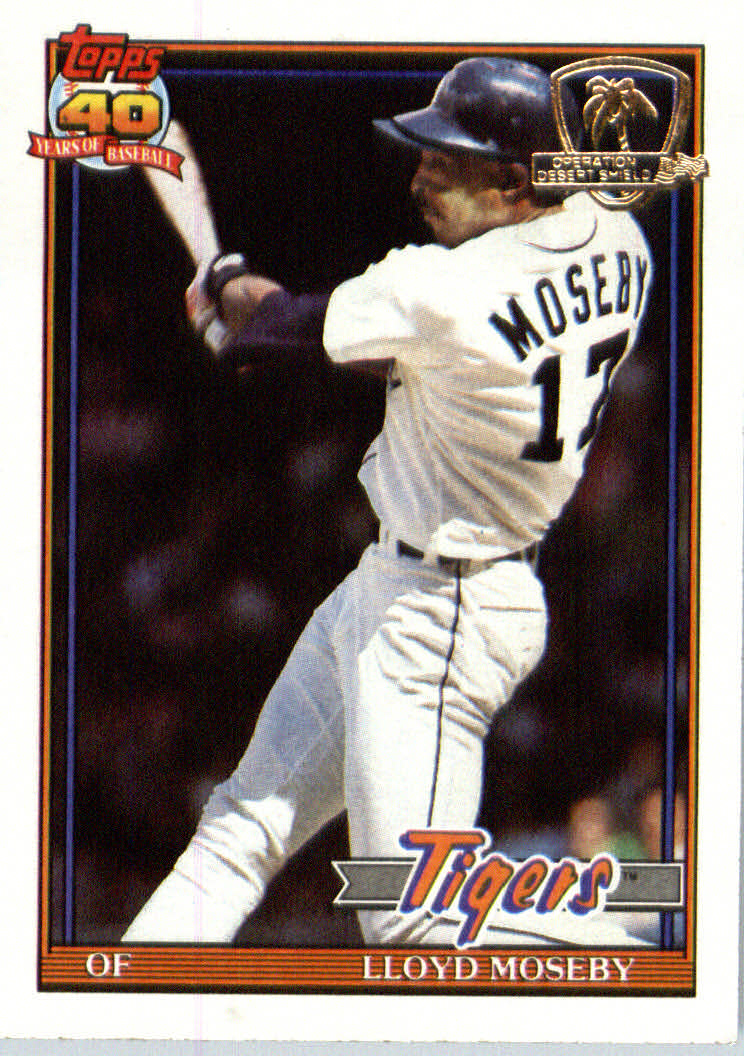 1991 Topps Desert Shield #632 Lloyd Moseby