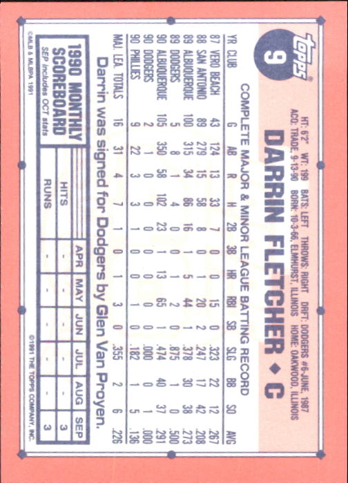 B6824- 1991 Topps Tiffany Baseball Cards 1-200 -You Pick- 15+ FREE US SHIP - Picture 7 of 359