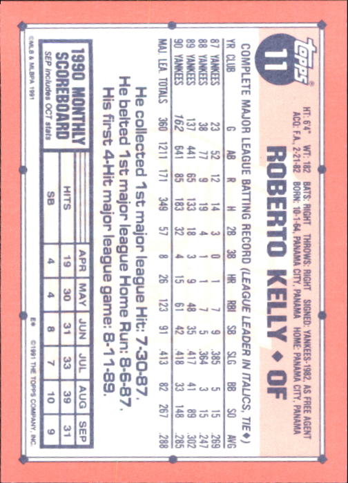 B6824- 1991 Topps Tiffany Baseball Cards 1-200 -You Pick- 15+ FREE US SHIP - Picture 11 of 359
