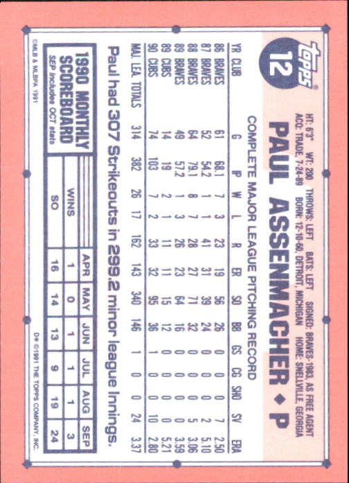 B6824- 1991 Topps Tiffany Baseball Cards 1-200 -You Pick- 15+ FREE US SHIP - Picture 13 of 359