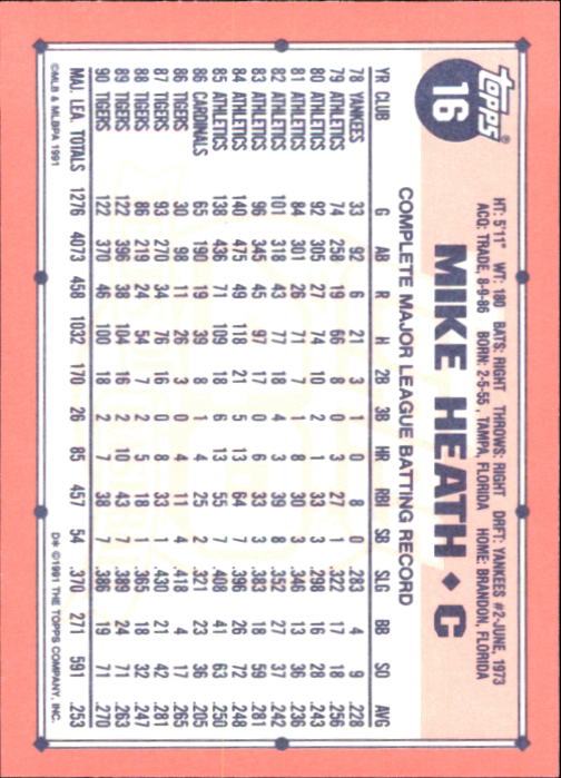 B6824- 1991 Topps Tiffany Baseball Cards 1-200 -You Pick- 15+ FREE US SHIP - Picture 21 of 359