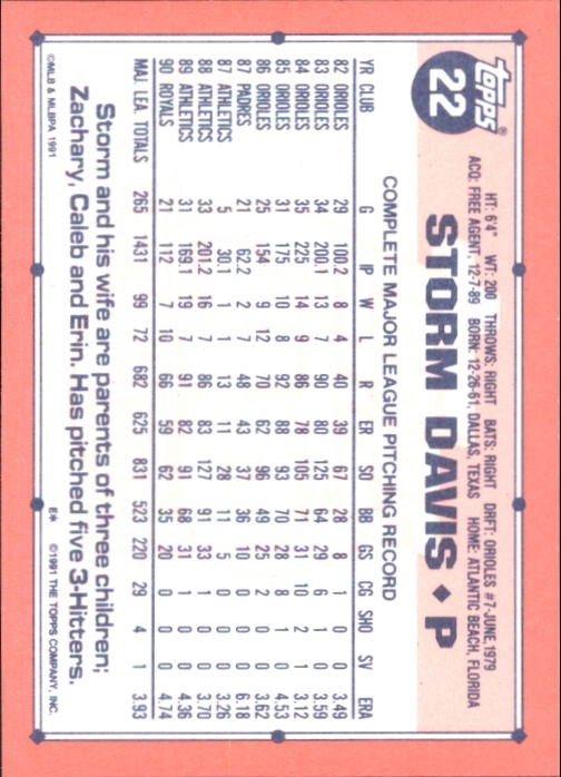 B6824- 1991 Topps Tiffany Baseball Cards 1-200 -You Pick- 15+ FREE US SHIP - Picture 33 of 359