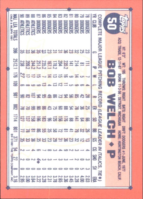 B6824- 1991 Topps Tiffany Baseball Cards 1-200 -You Pick- 15+ FREE US SHIP - Picture 87 of 359