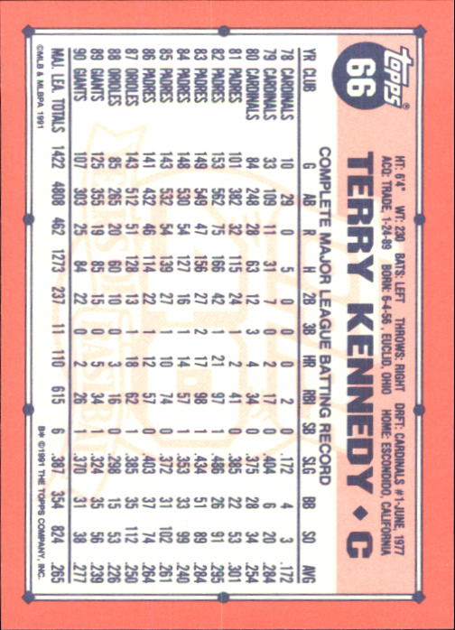 B6824- 1991 Topps Tiffany Baseball Cards 1-200 -You Pick- 15+ FREE US SHIP - Picture 119 of 359